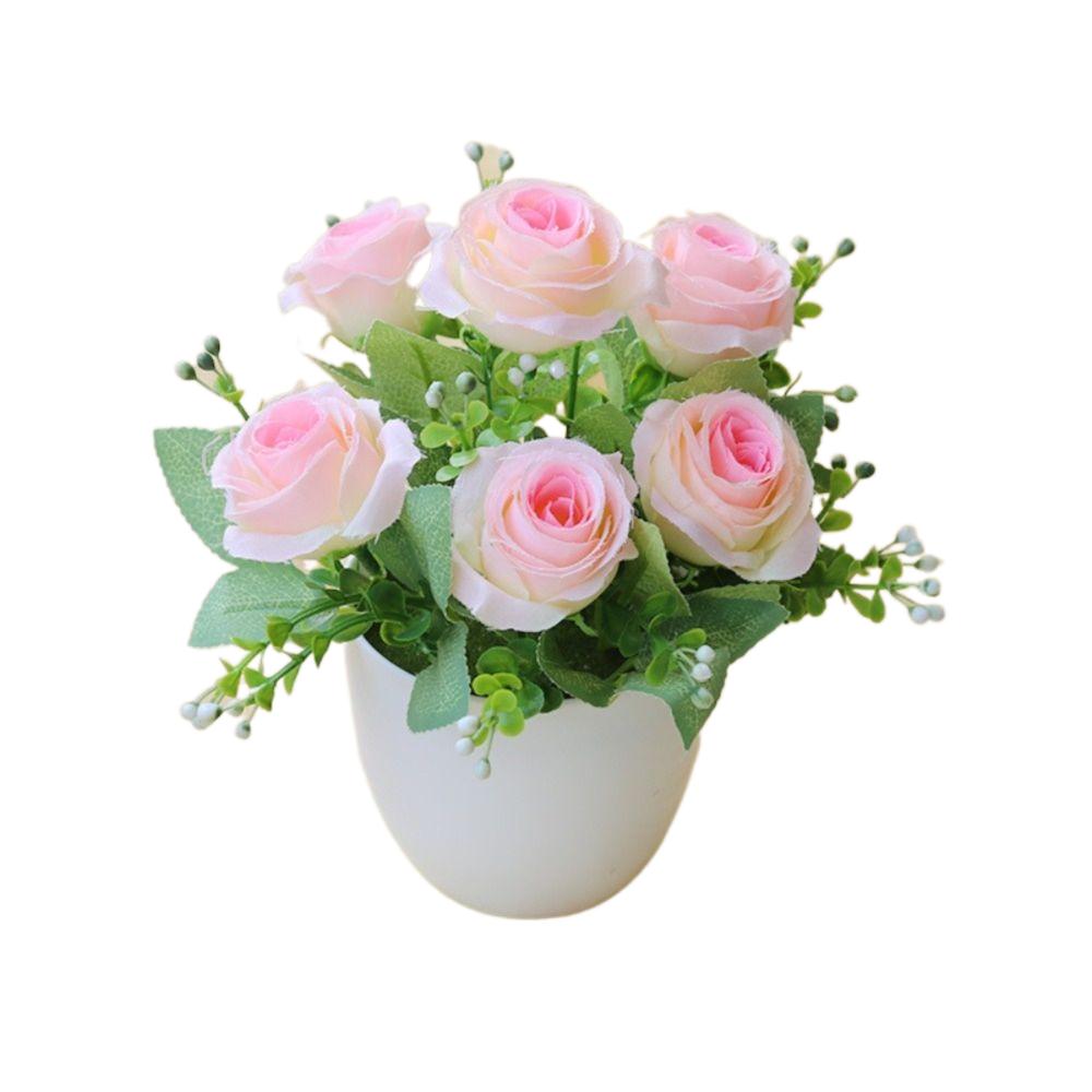 Fake Plants Artificial Potted Plant Plastic False Plants Ornament Simulation Potted Plant  Outdoor