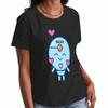 Cute Mouse Wounisex's Cotton T Shirt, Premium Cotton Graphic Print, Durable, Casual Fashion. Funny Rodent Design, Great Gift For Animal Lovers, Comfor