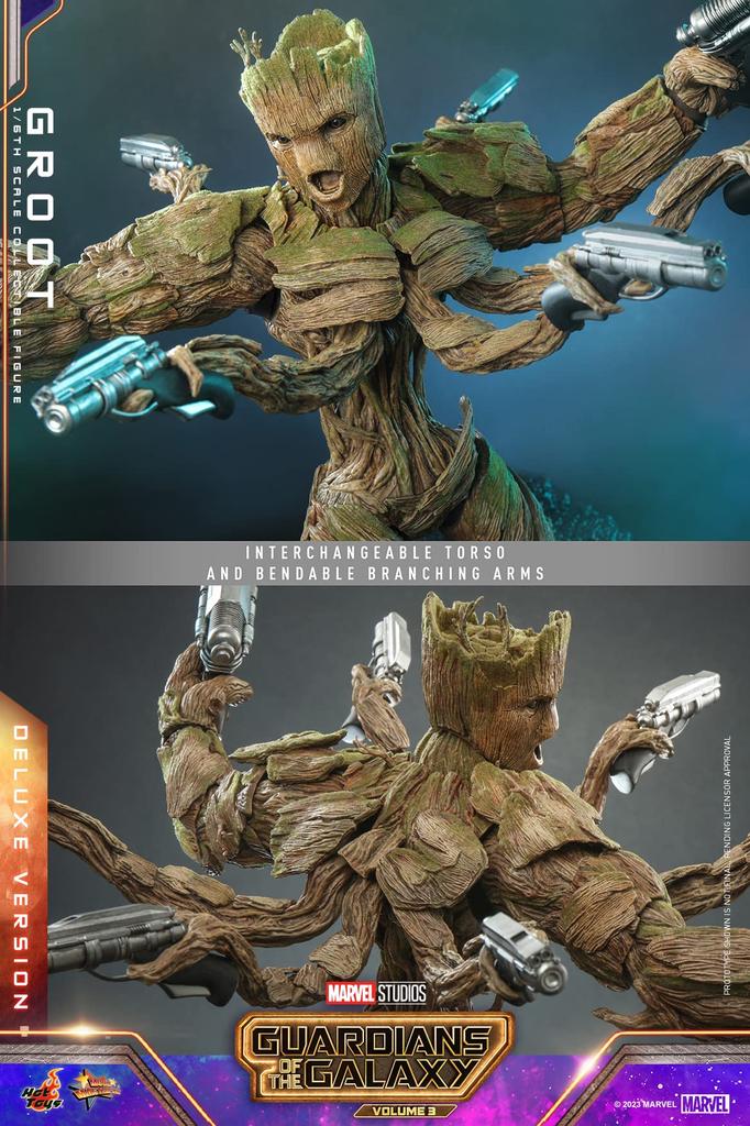 Film-Meisterwerk Guardians of the VOLUME 3 Groot Scale Figure Galaxy (Deluxe Edition) 1/6