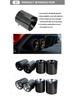 Stainless Steel Carbon Fiber Exhaust Tailpipe for BMW M3 G80 M4 G82/G83