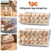 Stackable Scrolling Egg Holder 2/3 Layer Egg Organiser  for Kitchen Supplies