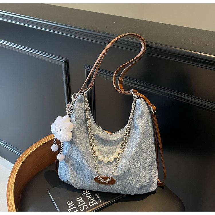 New Large-capacity Bag Women's 2025 Fashion Casual Retro Niche Shoulder Bag Tote Bag