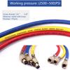 3-way AC manifold meter for car and home air conditioning system, freon charging tool, support R12 R22, R404A, R134A refrigerant