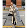 Fall/winter Women's Solid Color Hooded Loose Large Pocket Fashion Padded Warm Long Women's Jacket