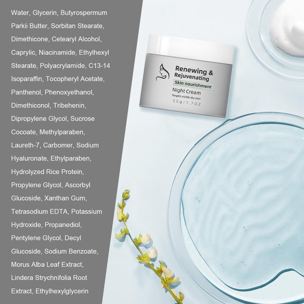 Revitalizing Night Cream 50g – Overnight Repair & Nourishing Moisturizer