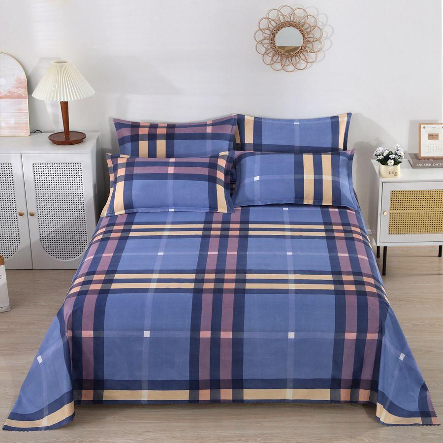 Simple Bed Sheet Double Single Skin-friendly Four Seasons Universal Dormitory Comfortable Skin-friendly Bed Sheet