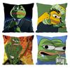 Sad Frog Pepe Cushion Cover Pattern Printed Pillowcase for Living Room Sofa Cushion Cover & Bedroom Decor