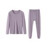 Women's Plus Size 100% Cotton Thermal Underwear Set with 7A Antibacterial