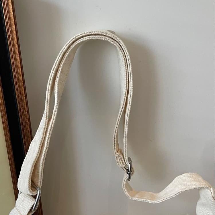 Gewaschene Canvas-Umhängetasche Damen-Achseltasche