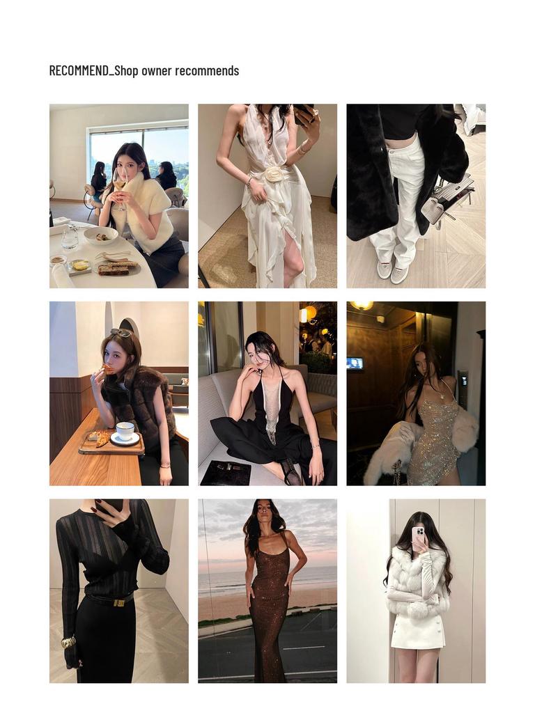 Niche Design Sequin A-line Wine Red Leather Skirt 2026: Women's Slimming Spring/Summer Fashion