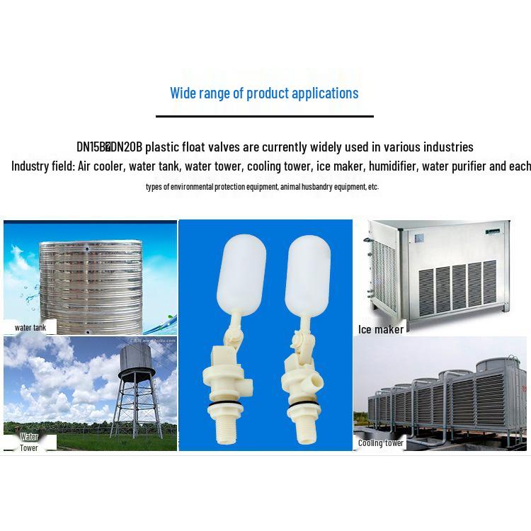 Automatický vypínací plovákový ventil pro vodní nádrže a věže