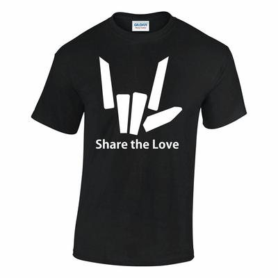 Teile die Liebe Kinder Erwachsene T-Shirt Unisex T-Shirt Top Tee