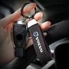 Car Carbon Fiber Style Keychain Microfiber Leather Key Chain For Volvo Xc60 Xc90 V40 V60 S60 V50 V90 S80 C40 XC40 V70 XC70 C30