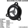Engine Oil Filter Starter Cover Transparent Cap CNC for DRZ LTZ 400 DRZ400 DRZ400SM DRZ400S DRZ400E 00-24 LTZ400 03-13 LTR 450 06-09 Dirt Bike ATV