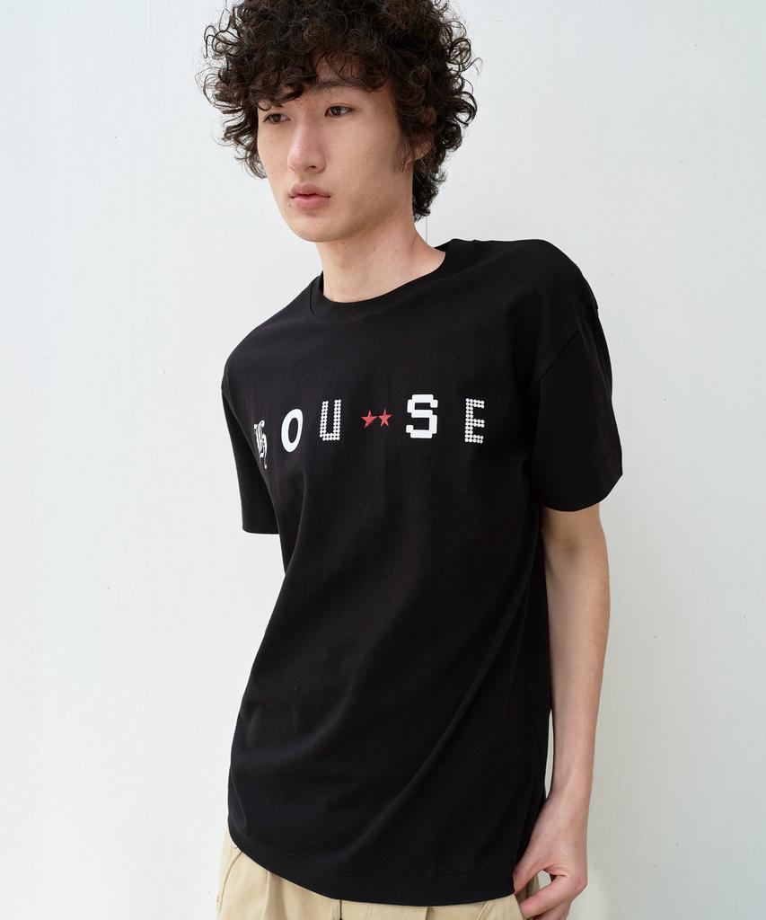 THEVINYLHOUSE Font-House Tee Black