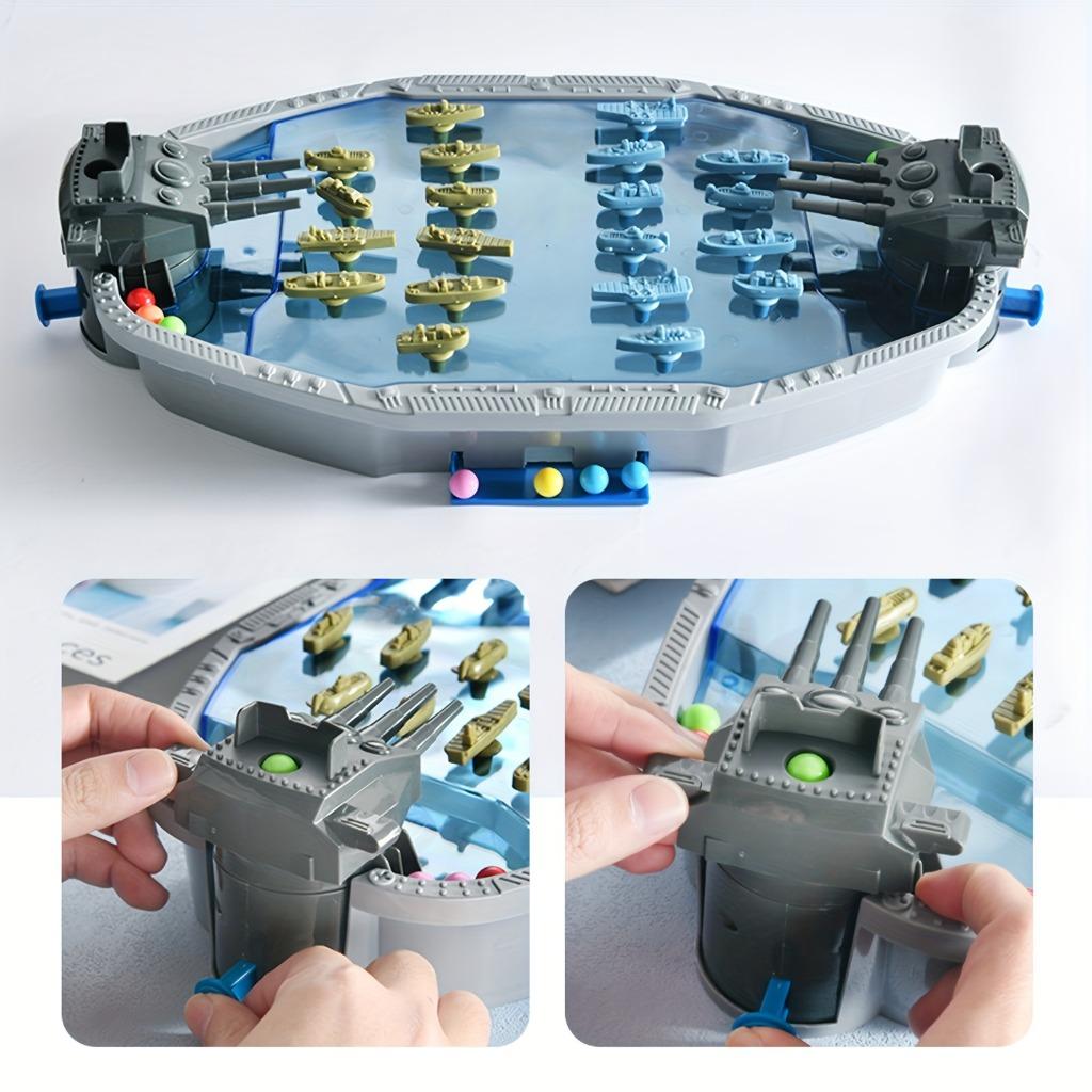Navy Battleship Shooting Desková hra Hračky Bitevní střelba pro 2 hráče Hra Marbles Dospělí a děti Rodinná Party Game Boy Dárek k narozeninám, herní dárek