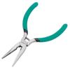 Damaly, Mini Pliers, Set of Pointed Nose Pliers, 5 Inch Curved Nose Pliers, Oblique Mouth Pliers, Hand Pliers Set Bagged
