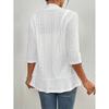 Women's Solid Color Casual Mid Sleeve Thin Outer Jacket