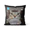 Gaslight Gatekeep Girlboss Funny Ring Cat with Motion At Your Front Throw Pillow Covers Cushion Cases Pillowcases Cm X Cm