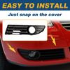 Fog Light Frame Lamp Trim Grill Cover Under Front Bumper For VW POLO 2006-2009 6Q0853665E 6Q0853666E Car Accessories