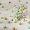 100pcs 8mm Pastoral Oil Painting Imitation Ceramic Glass Jade Crushed Beads for DIY Handmade Bracelets and Loose Beading