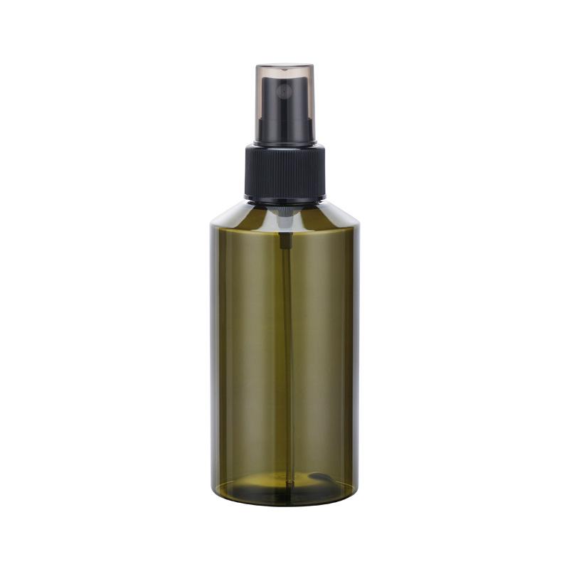 Amber Fine Mist Spray Bottle – 100/150ml PET Plastic for Cosmetics