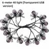Halloween Themed LED Halloween String Lights Spider Shaped LED String Lights  Indoor Display
