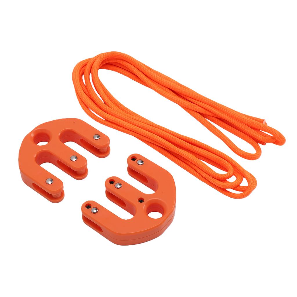 Sistema di Paranco a Blocco e Puleggia Leggero Portatile Mini Tascabile Attrezzatura Raven Piccolo Sistema di Paranco a Blocco e Puleggia