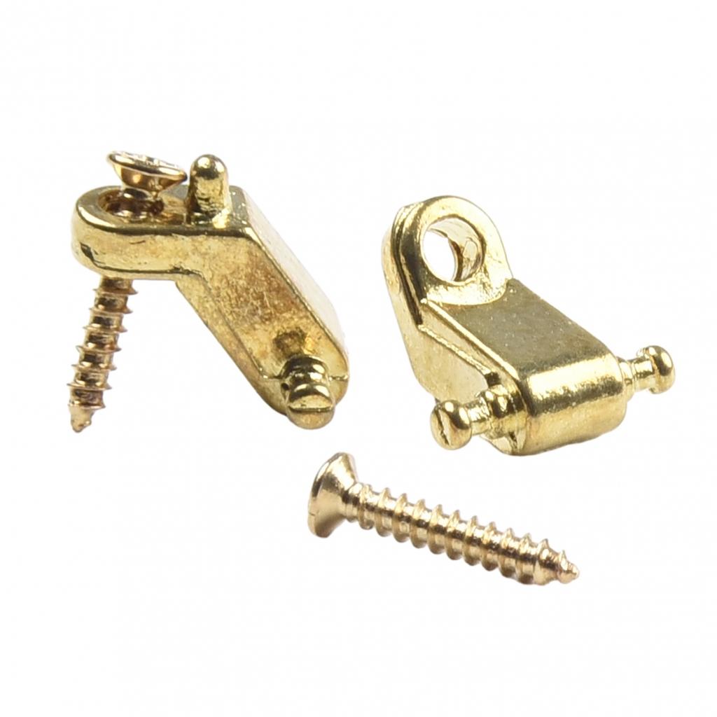 Guitar String Tree Retainer In Chrome/gold With Mounting Screws Instrument New