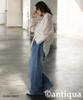 Antiqua Big Cuff Striped One Size Ivory Women's Shirt, ESA-00209, 28,