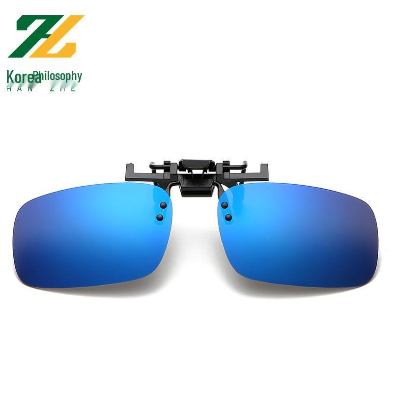 Polarized Flip-up Clip-on Sunglasses for Myopia, Night Vision & Driving - Unisex