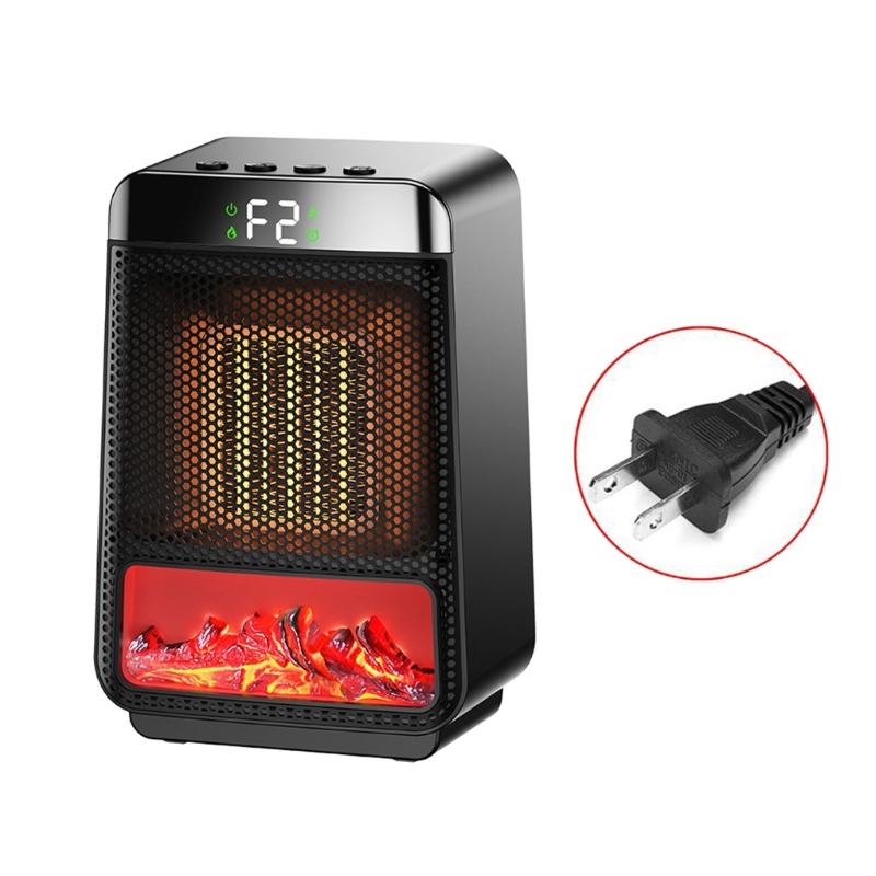 1000W Portable Electric Heater for Home Bedroom Office Electric Heater Low Consumption Warmer Heating Fan For Room