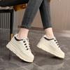Fashion Women Shoes Trend Woman Chunky Sneakers Korea Hidden Increase Thickess Platform Shoes Outdoor Breathable Comfortable Casual Shoe
