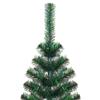 VidaXL Sapin de Noël artificiel pointes iridescentes Vert 180 cm PVC 344640