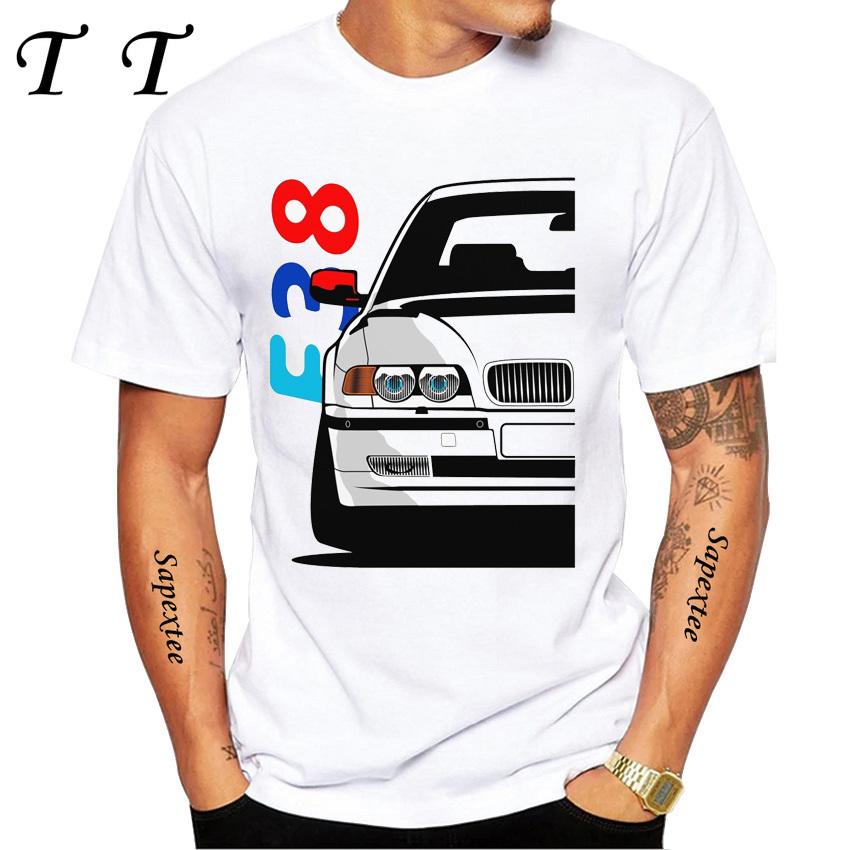 New Summer Men Short Sleeve Drive The Classic Germany EUDM - E34 M5 - X5 E30 Cars Evolution Retro T-Shirt Boy Casual White Tees