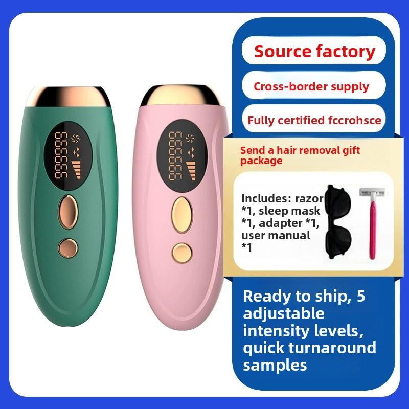 Portable IPL Hair Removal Device for Body and Face Home Use Painless