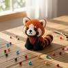 Kit Animale con Perline 3D, Kit Ricamo con Perline Fai-da-te per Principianti, Artigianato Animale con Perline Fatto a Mano Mucca Scozzese/Farfalla/Gufo per Adulti, Adolescenti