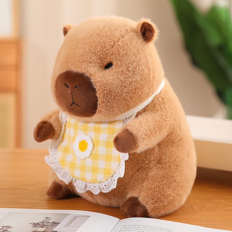 And Soft Cuddly Capybara Plush Doll Cozy Stuffed Animal Excellent Gift For Kids