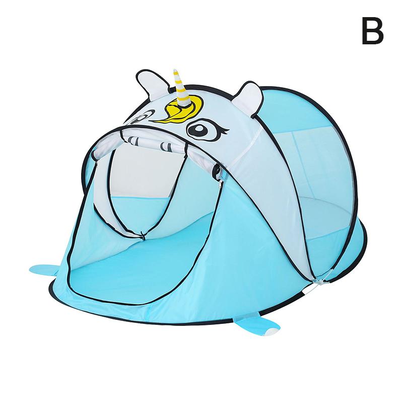 Namiot Pop Up Zabawka Plenerowy Wewnętrzny Siatka Basen z Kulami dla Niemowląt Dropship Przenośny Namiot dla Dzieci Tygrys Kreskówkowe Zwierzę Dziecięcy Domek do Zabawy