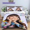 Aitana Custom Name Pattern Bedding,Quilt Set Quilt Cover Pillowcase Home Birthday Gift(1 * duvet cover + 2 * pillowcase, without core)