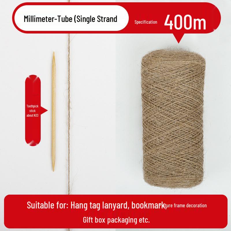 Hemp Rope: Handmade Thick String for DIY Weaving, Cat Scratching, Photo Wall Decor