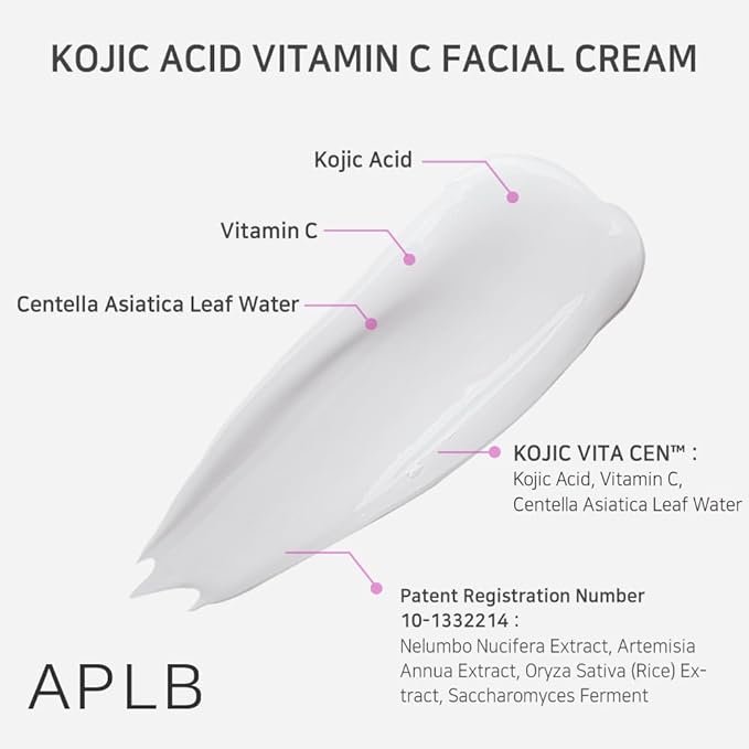 Aplb Kojic Acid Vitamin C Facial Cream 55Ml