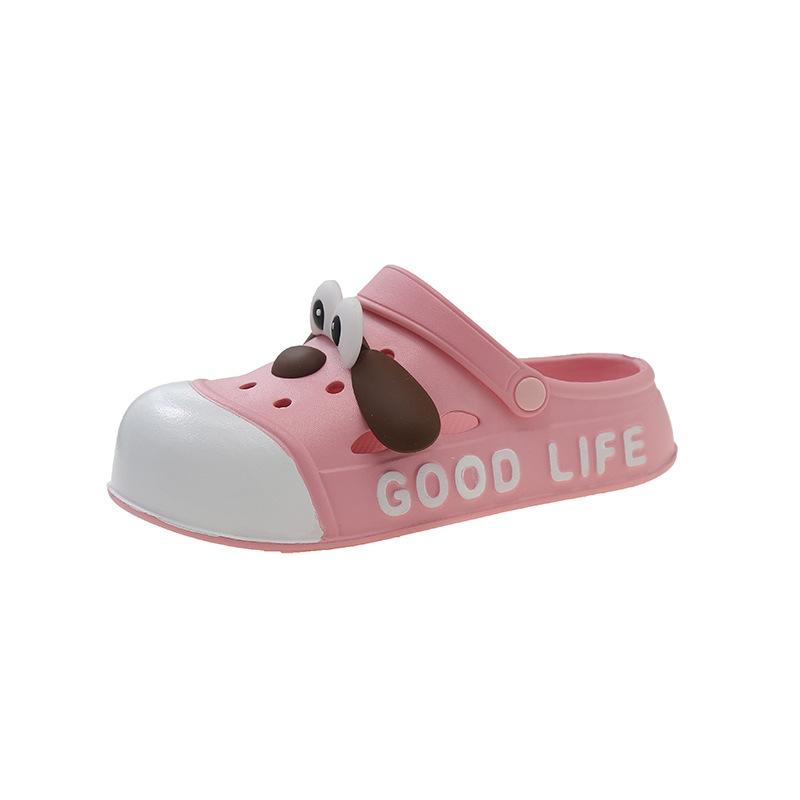 Baotou cool slippers women's new seaside beach women's shoes trendy ins cartoon cute eva hole shoes women