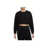 Nike Therma Icon Clash Cropped Langarm Trainingshoodie Damen Tops Schwarz CU6094-010