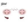 Waterproof Horror Makeup Decals Halloween Face Tattoo Stickers Scary for Party Easy Apply Patch Temporary Wound Scar Body Art Kids Adults Sensitive