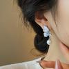 Elegant Pearl & Crystal Butterfly Earrings - 2024 Trendy Versatile Style