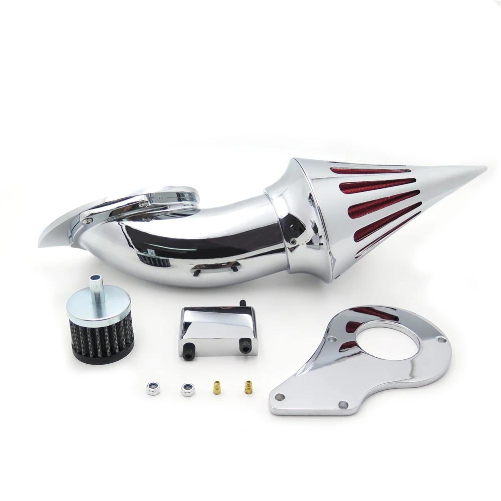 For Honda Shadow 600 VLX600 1999-2019 Spike Air Cleaner Kits Intake Filter Chromed Aftermarket Motorcycle Parts