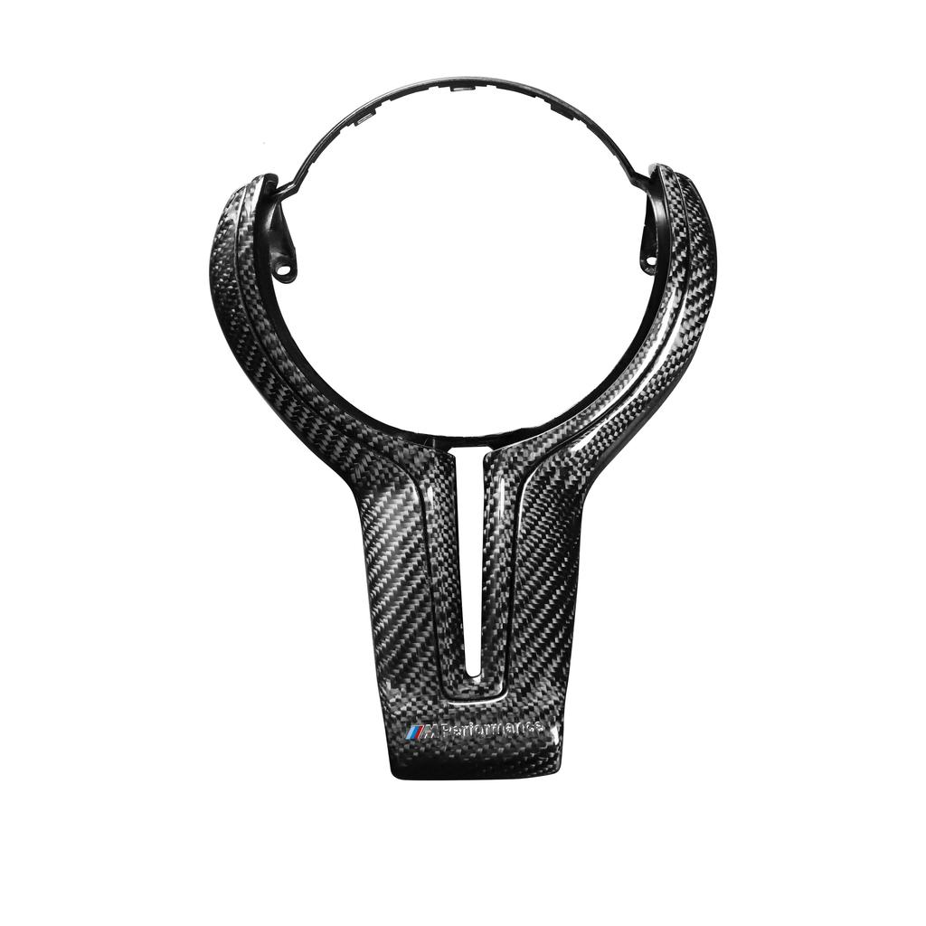 M Power Steering Wheel Covers Car Carbon Fiber M Sport Steering Wheel Trim for BMW M2 F87 M3 F80 M4 F82 M5 F10 M6 F06