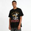 Funny Skeleton Drinking Beer Print T-shirt It's Beer O'clock Casual Top Pure cotton T-shirt