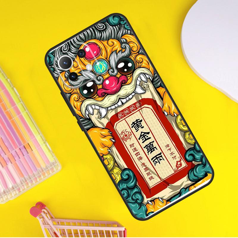 Cat Dragon Rabbit Chinese Style Cover For Xiaomi 14 Ultra 13 11T 12T 13T 14T Pro POCO X7 X6 Pro X3 X5 F3 F5 M6 F6 Pro Case